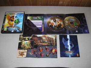 Ratchet &amp; Clank: A Crack In Time Collector’s Edition inside