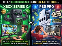 Сравнение Xbox Series X и PS5 Pro с акцентом на производительность и стоимость.