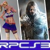 Логотип RPCS3 с изображениями персонажей из видеоигр на фоне.